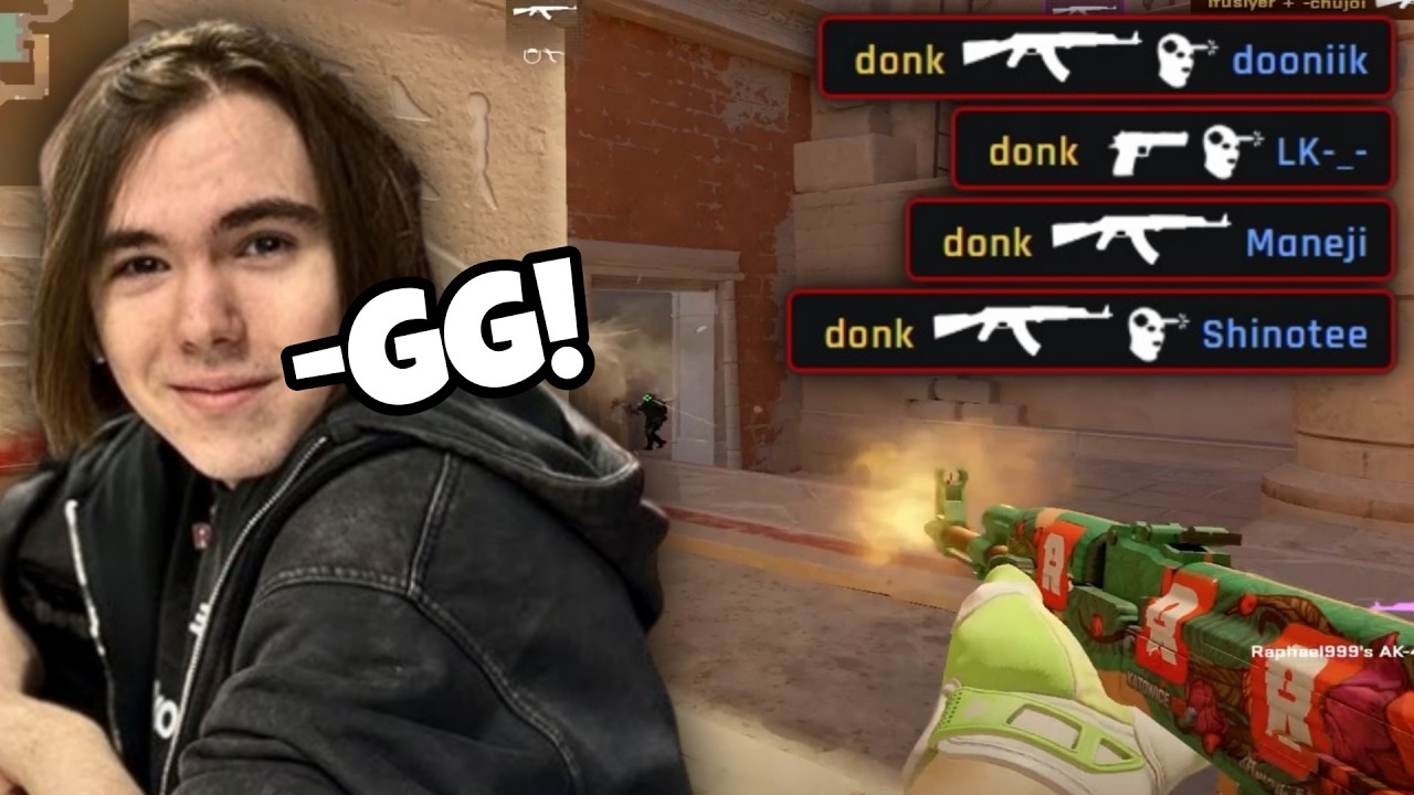 donk Shows Peak FACEIT Performance | CS2 Highlights