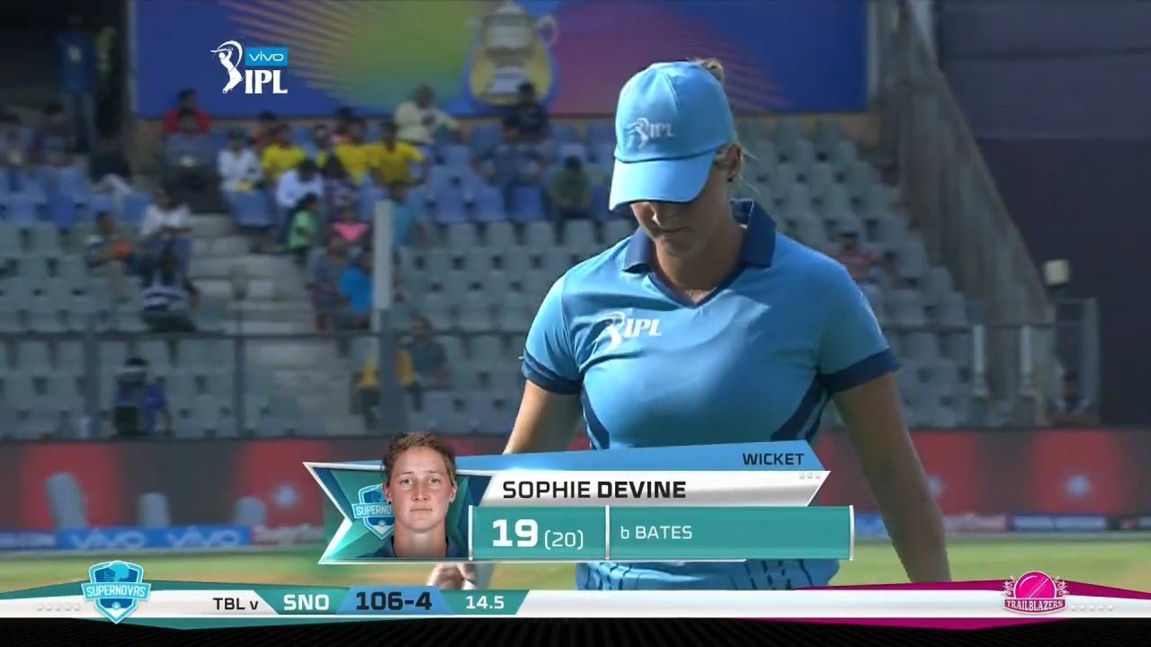 Trailblazers vs Supernovas – Sophie Devine Wicket