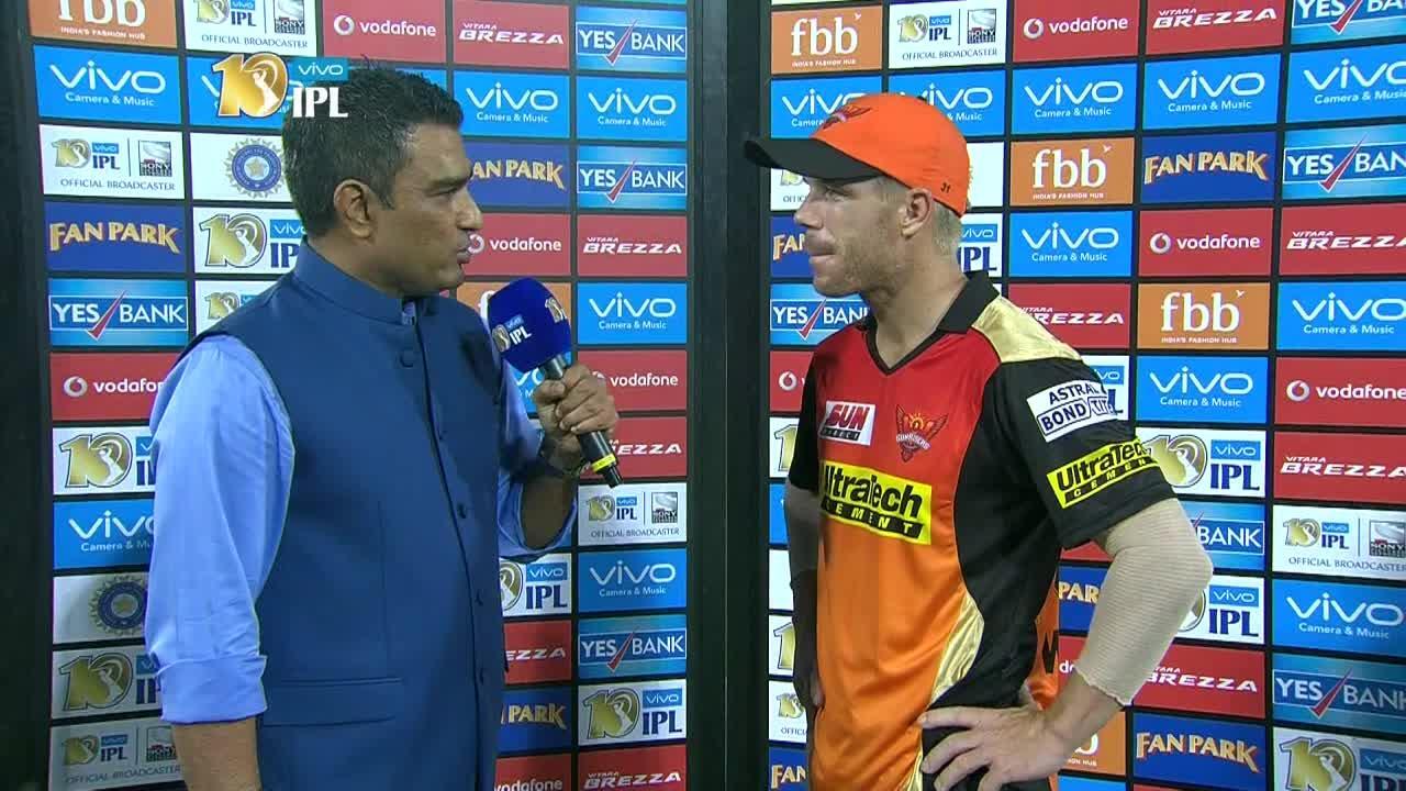 M1: SRH vs RCB – Post Match Presentation background