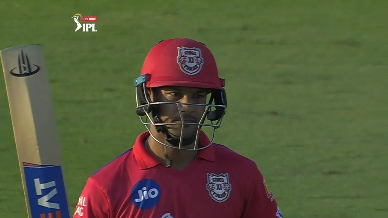 Mayank Agarwal's stroke-filled 56(39) background