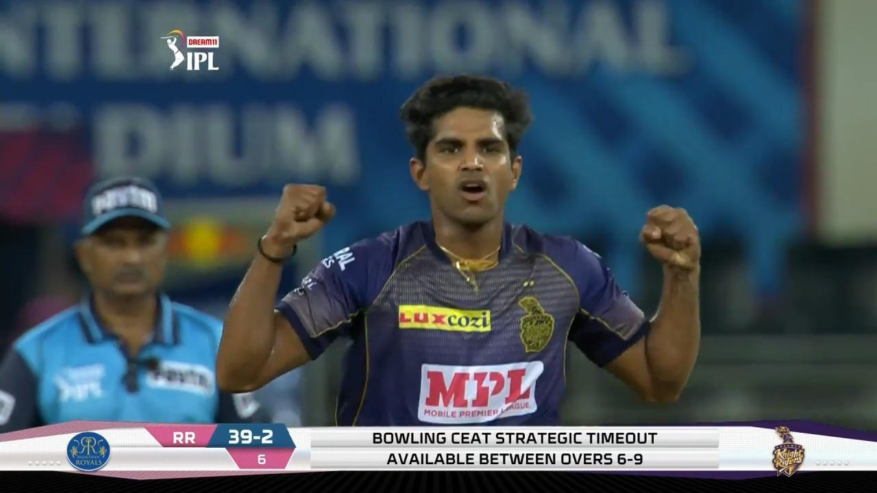 M12: RR vs KKR – Fall of Wickets
