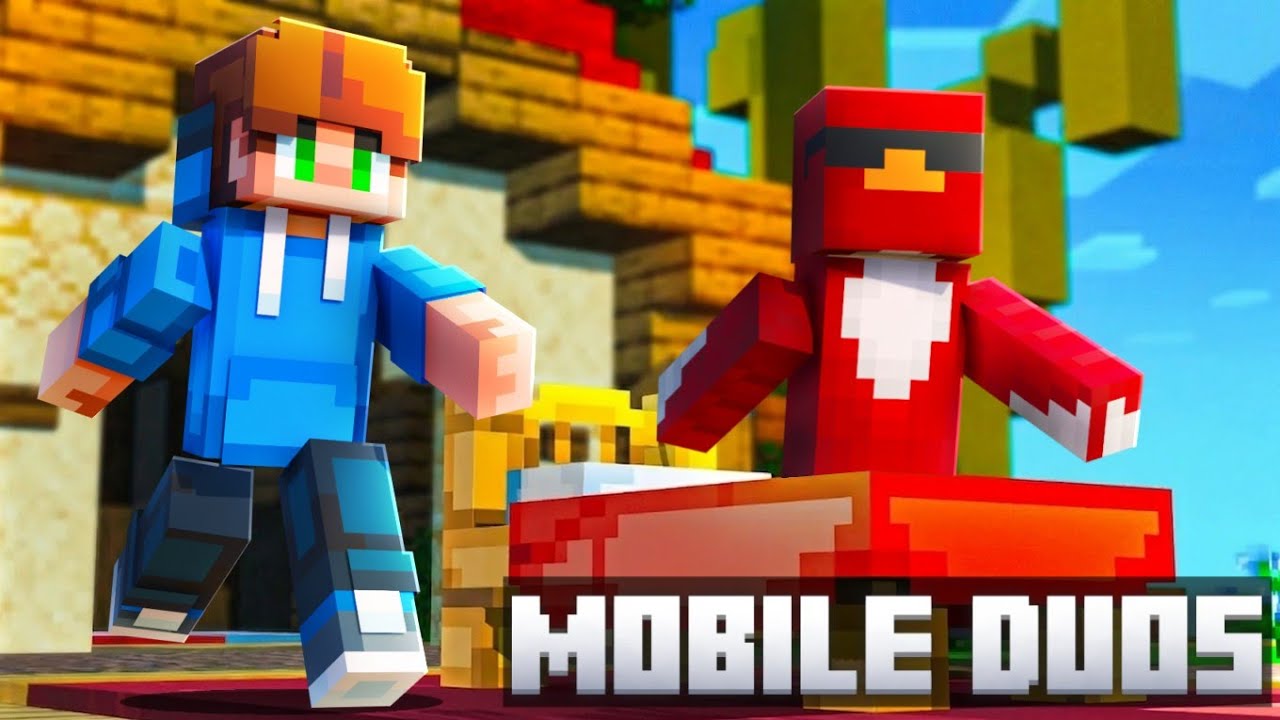 The Best Mobile Duos in Minecraft Hive Bedwars FT. @YuzhiiTheSecond | 90 FPS |