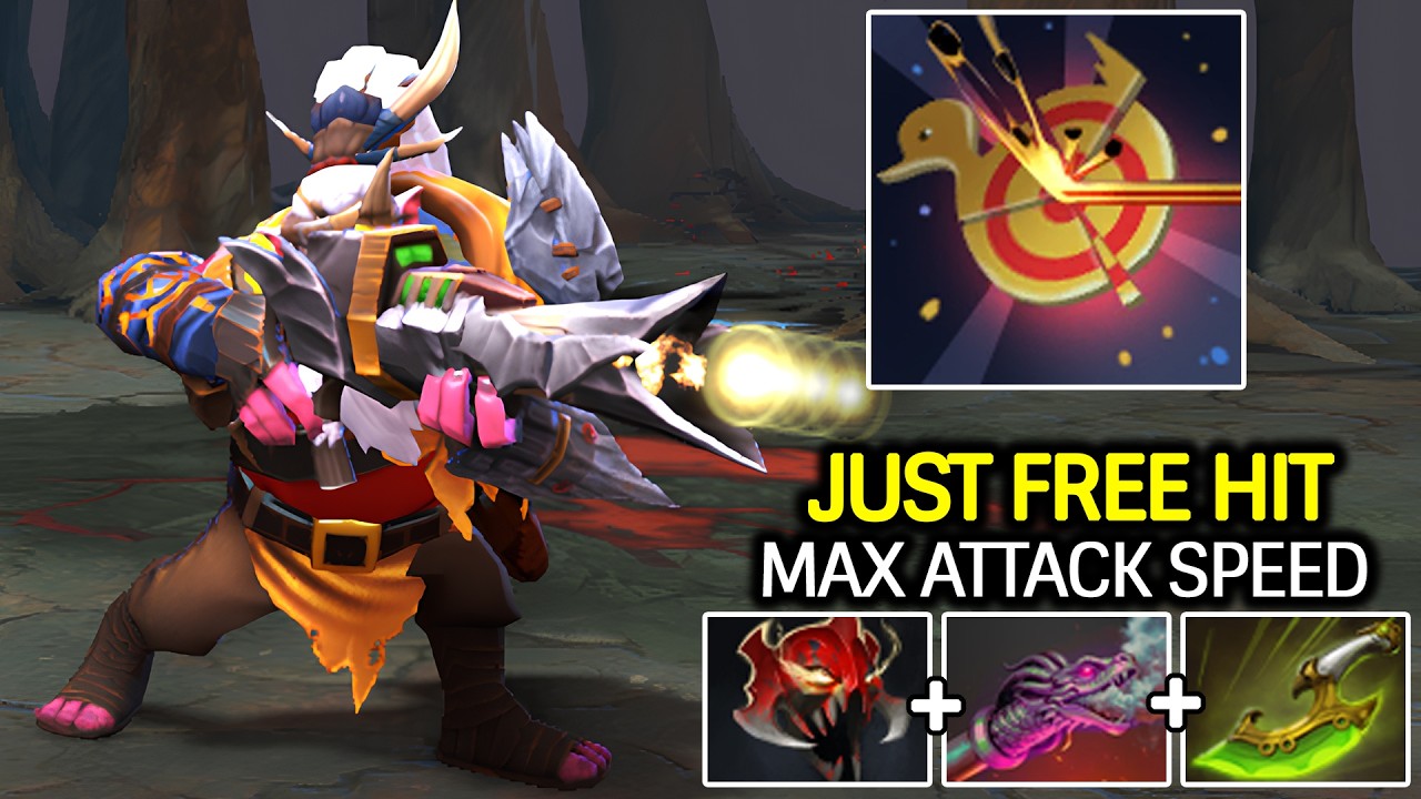 Aggressive Sniper – Max Attack Speed Just Free Hit Dota 2 background