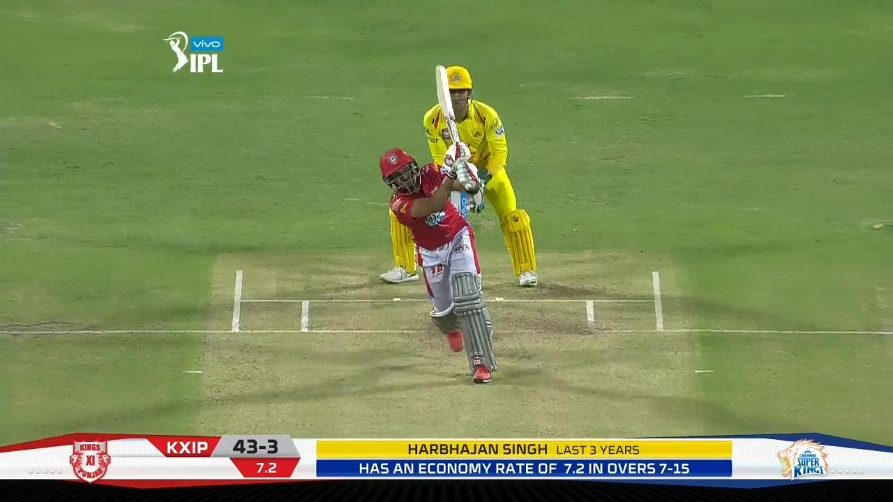 M56: CSK vs KXIP – Manoj Tiwary Six
