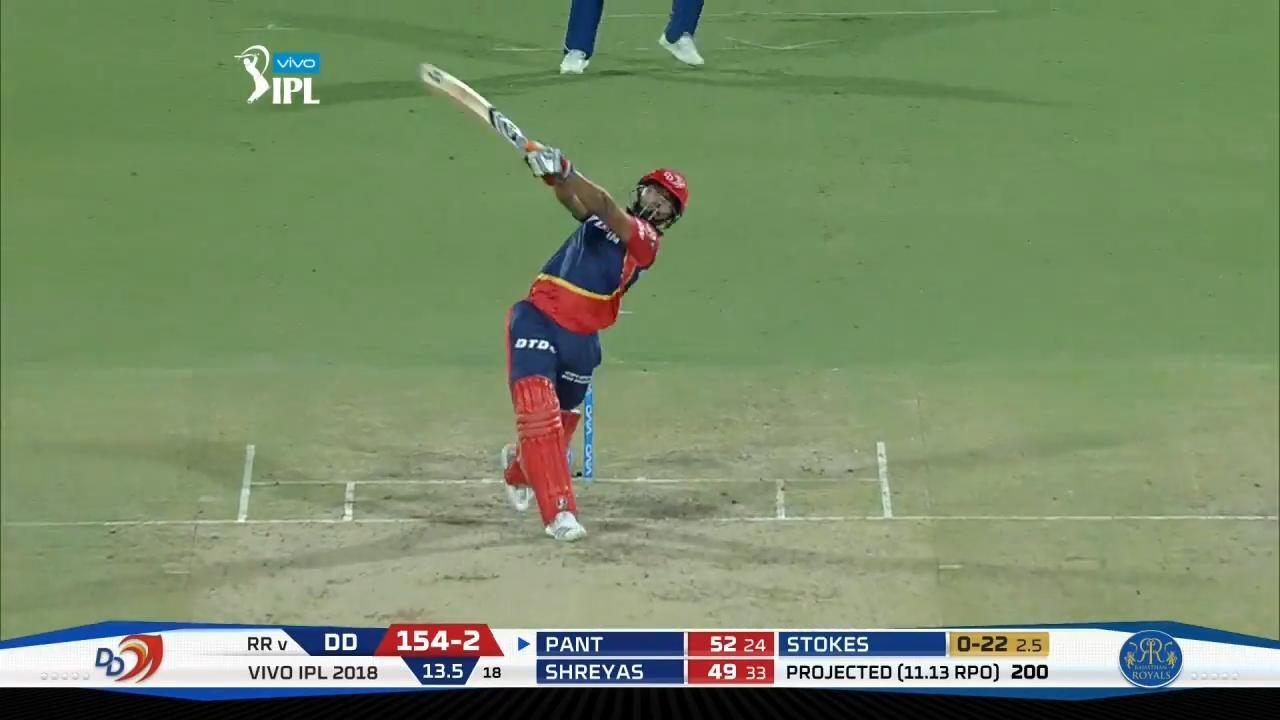 M32: DD vs RR – Rishabh Pant Six