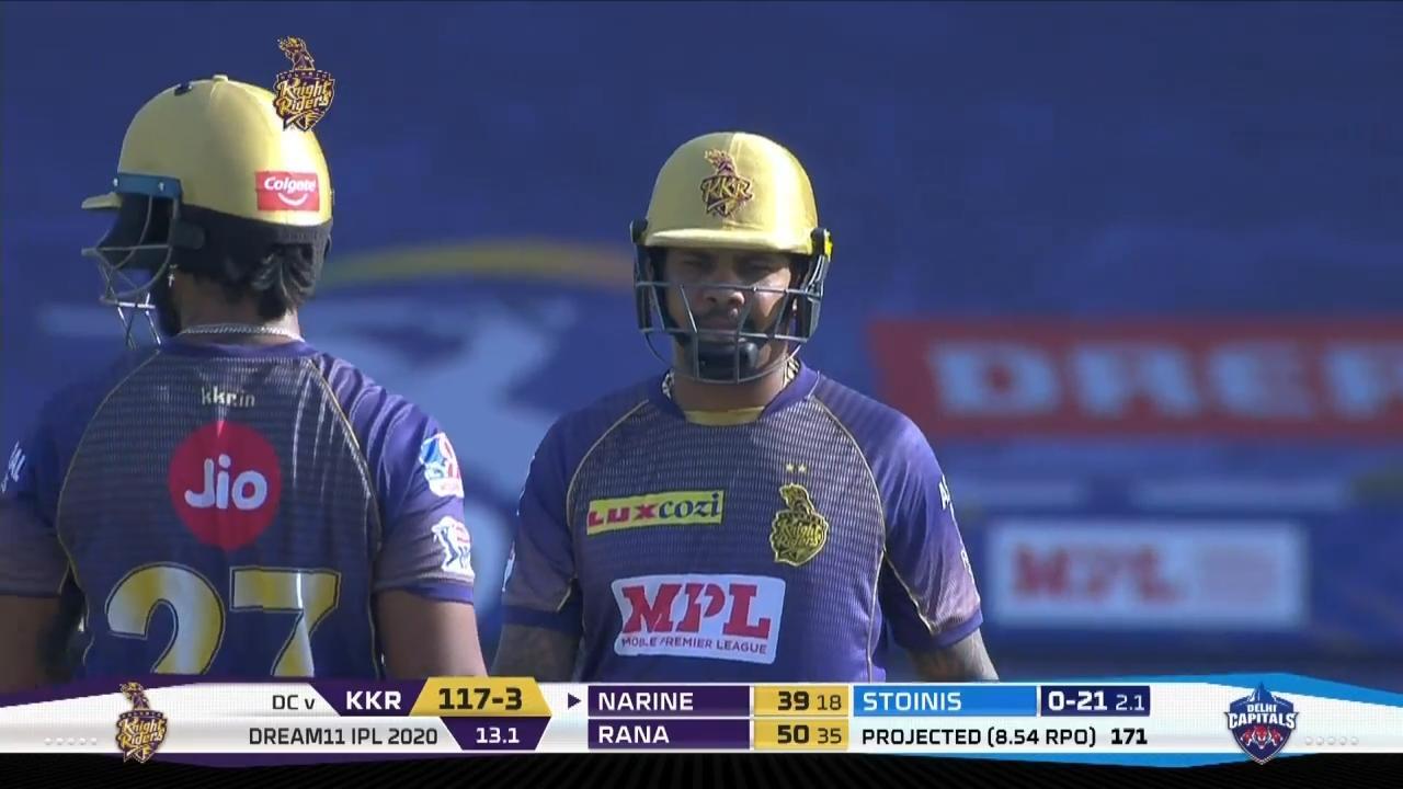 Sunil Narine's swashbuckling 64(32) background