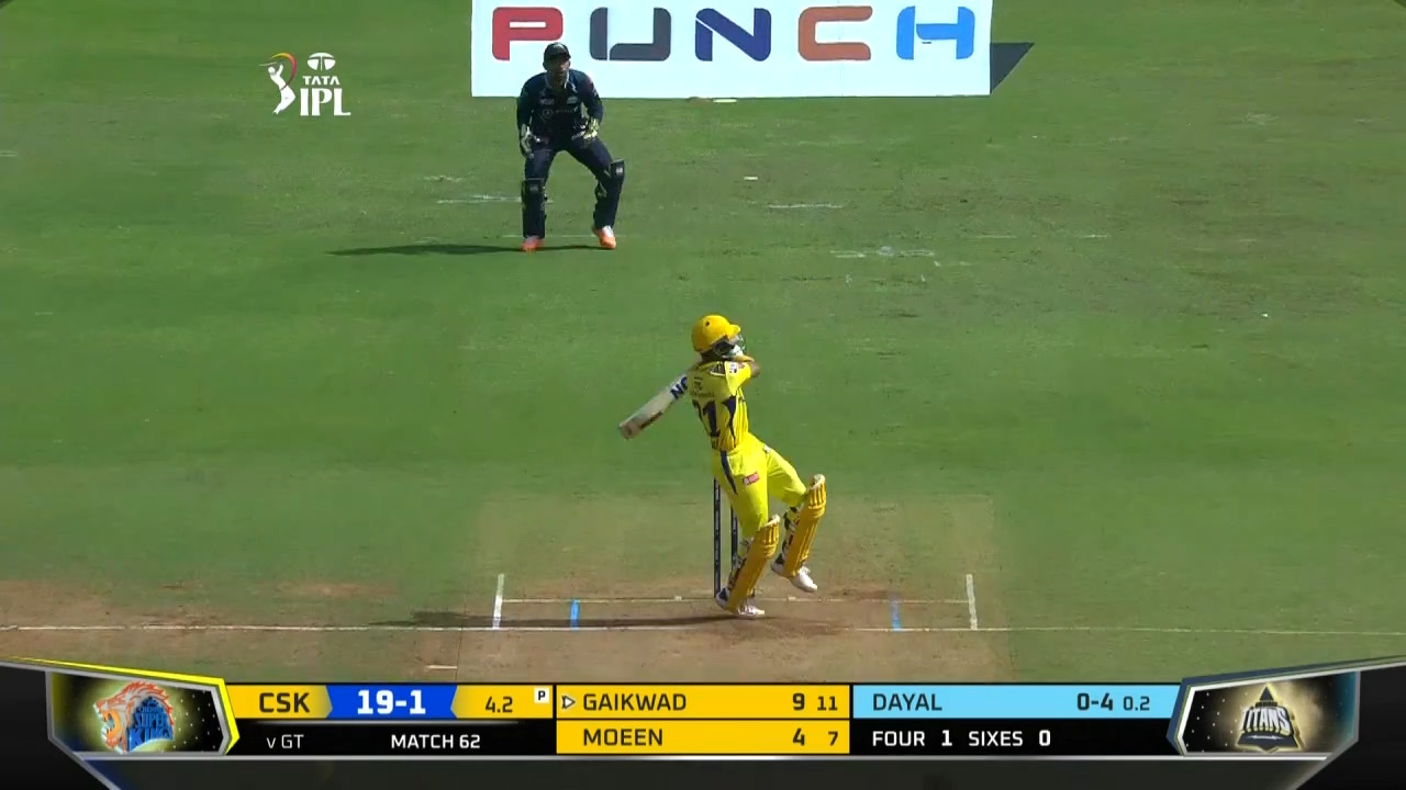 M62: CSK vs GT – Ruturaj Gaikwad Six