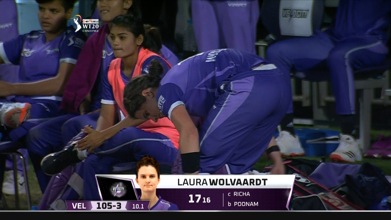 M03: Velocity vs Trailblazers – Laura Wolvaardt Wicket