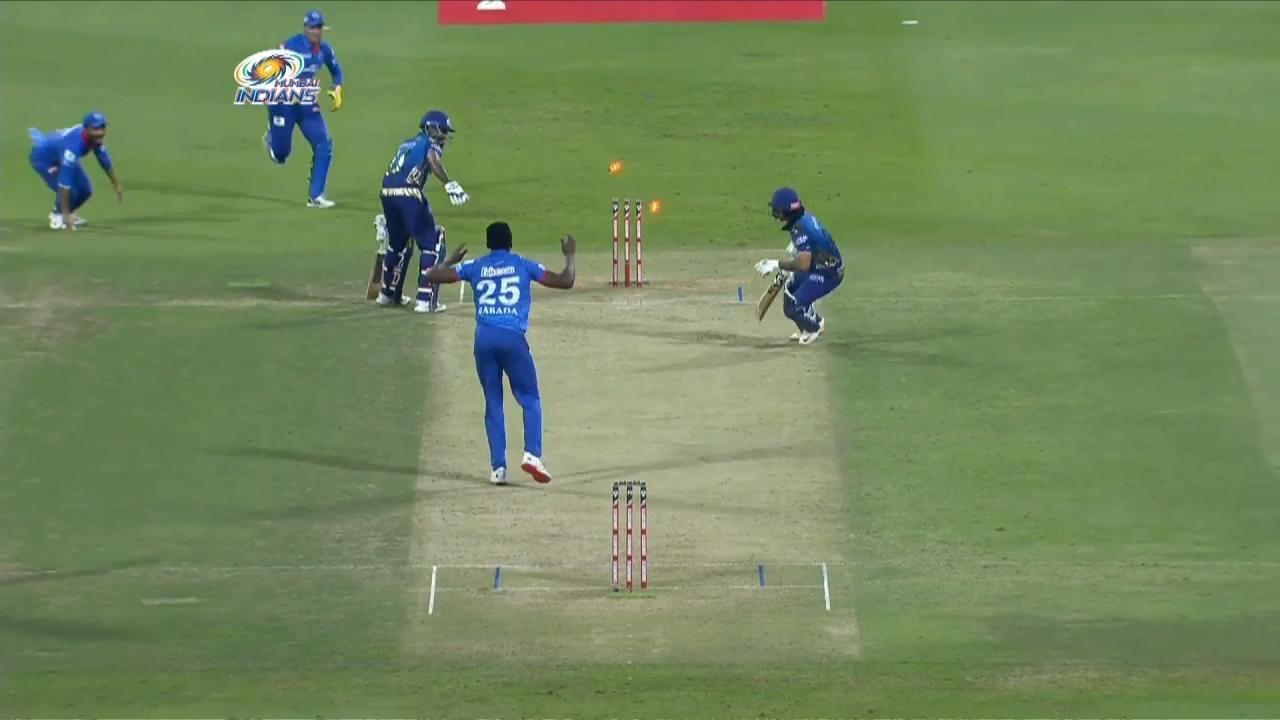 Direct hit, No run-out