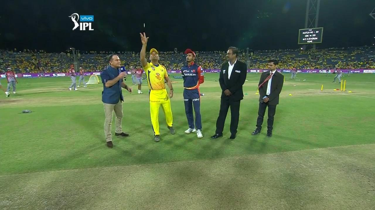 M30: CSK vs DD – Toss