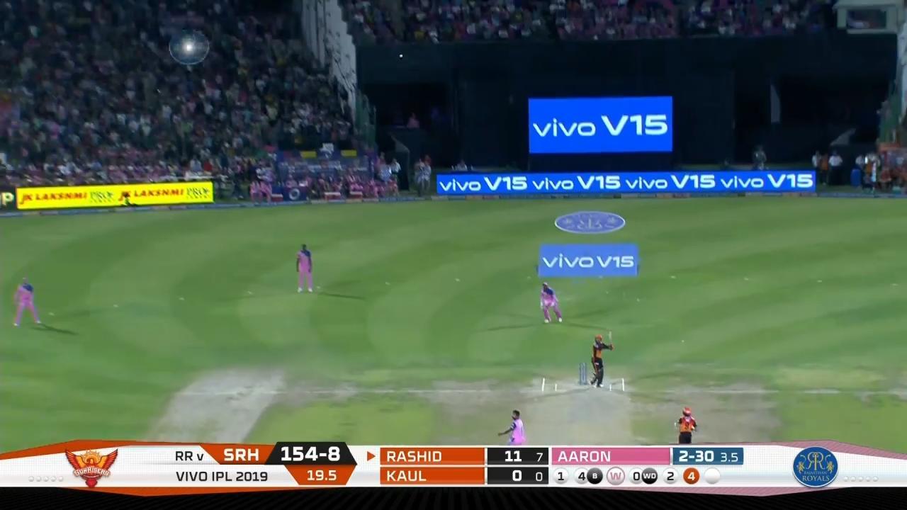 M45: RR vs SRH – Rashid Khan Six