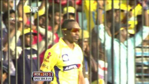 Match 13 CSK vs RCB – Gayle's Wicket