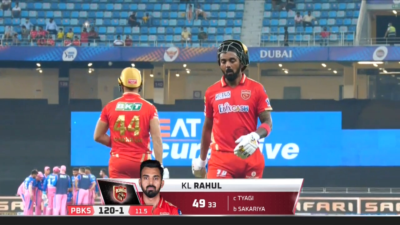 M32: PBKS vs RR – KL Rahul Wicket