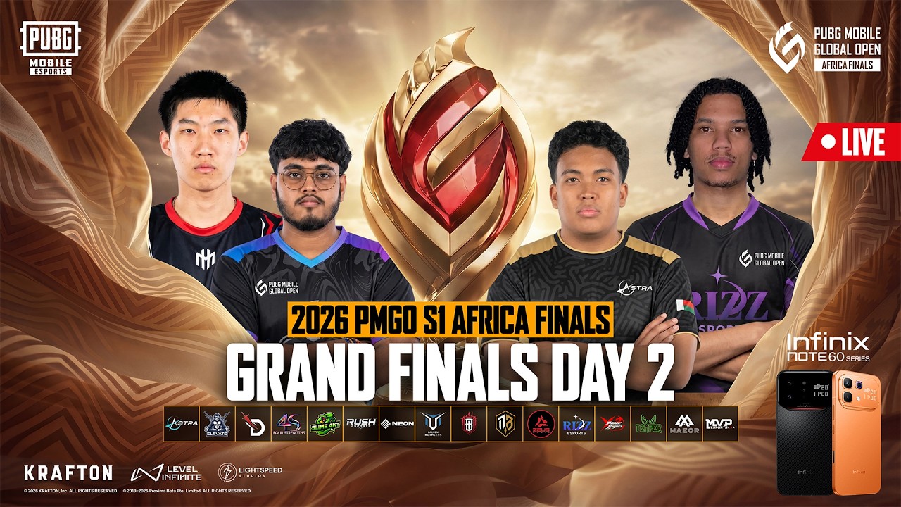 ๐ 2026 PUBG Mobile Global Open Season 1 - Africa | Grand Finals Day 2 ๐๐ฅ