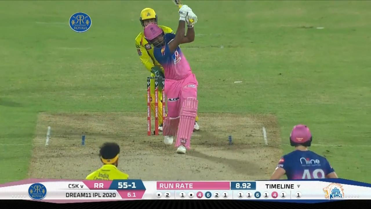 M04: RR vs CSK – Sanju Samson Six