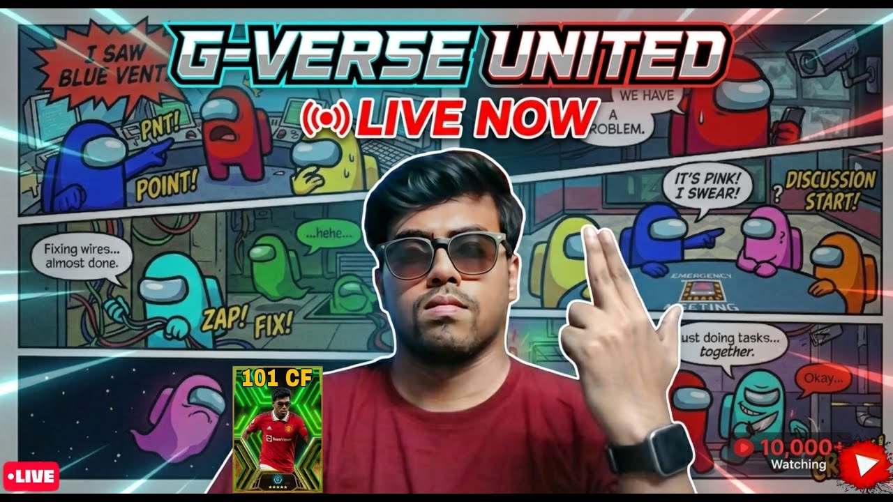 Among Us LIVE (Normal + Mods) β eFootball Finale π₯ #amongus #live #gaming