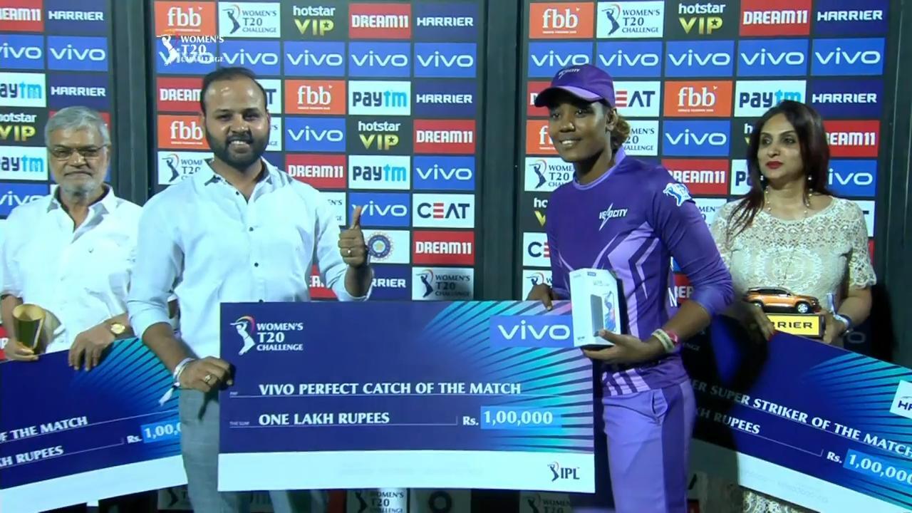 Final: Supernovas vs Velocity – VIVO Perfect Catch of the Match – Hayley Matthews