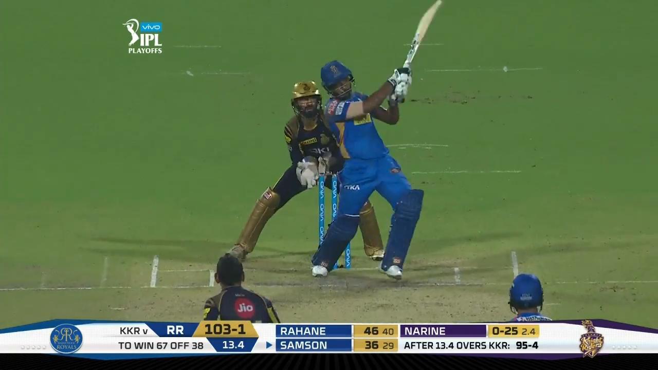 Eliminator: KKR vs RR – Sanju Samson Six