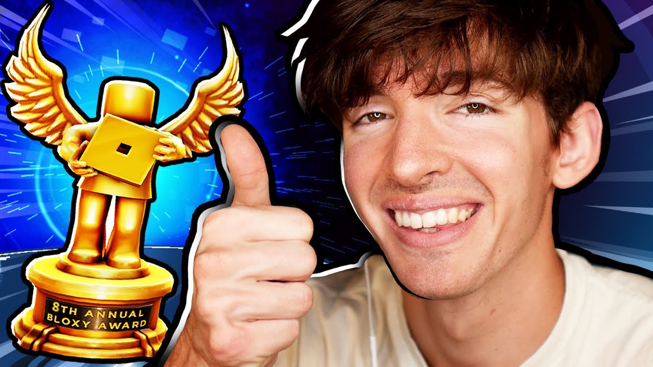 I won a Roblox BLOXY award background