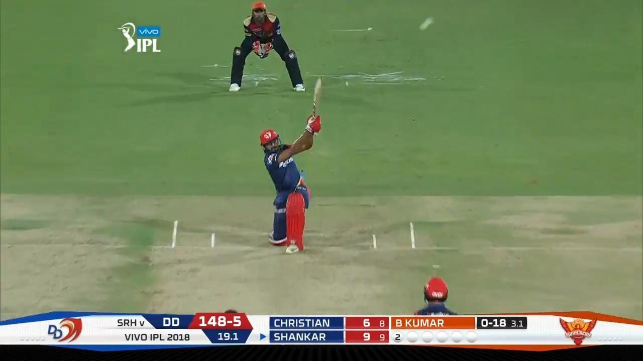 M36: SRH vs DD – Vijay Shankar Six