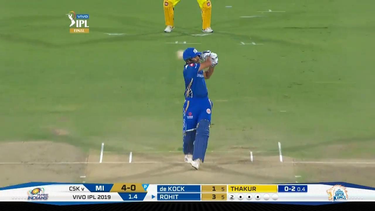 Final: MI vs CSK – Rohit Sharma Six