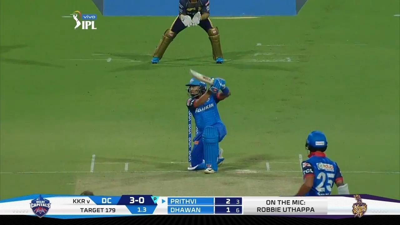 M26: KKR vs DC – Prithvi Shaw Six