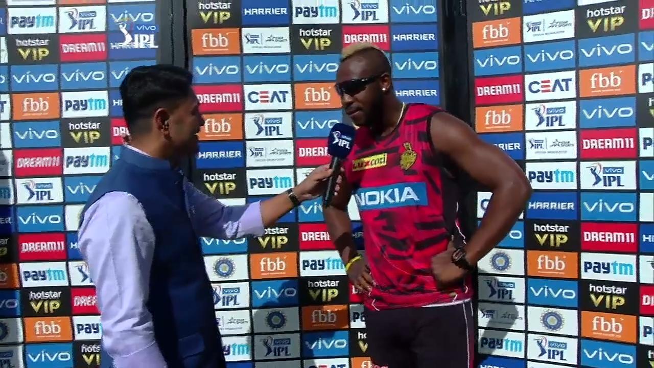 M02: KKR vs SRH – Andre Russell Interview