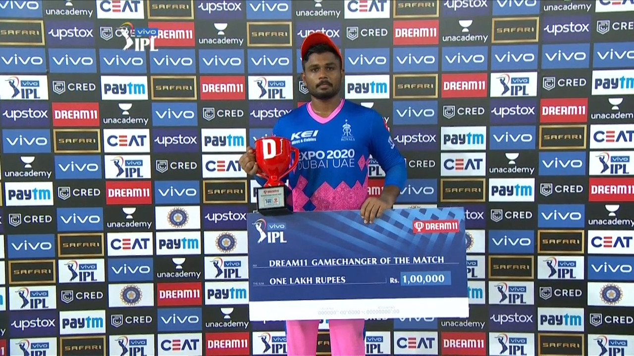 M40: SRH vs RR – Dream11 GameChanger of the Match – Sanju Samson