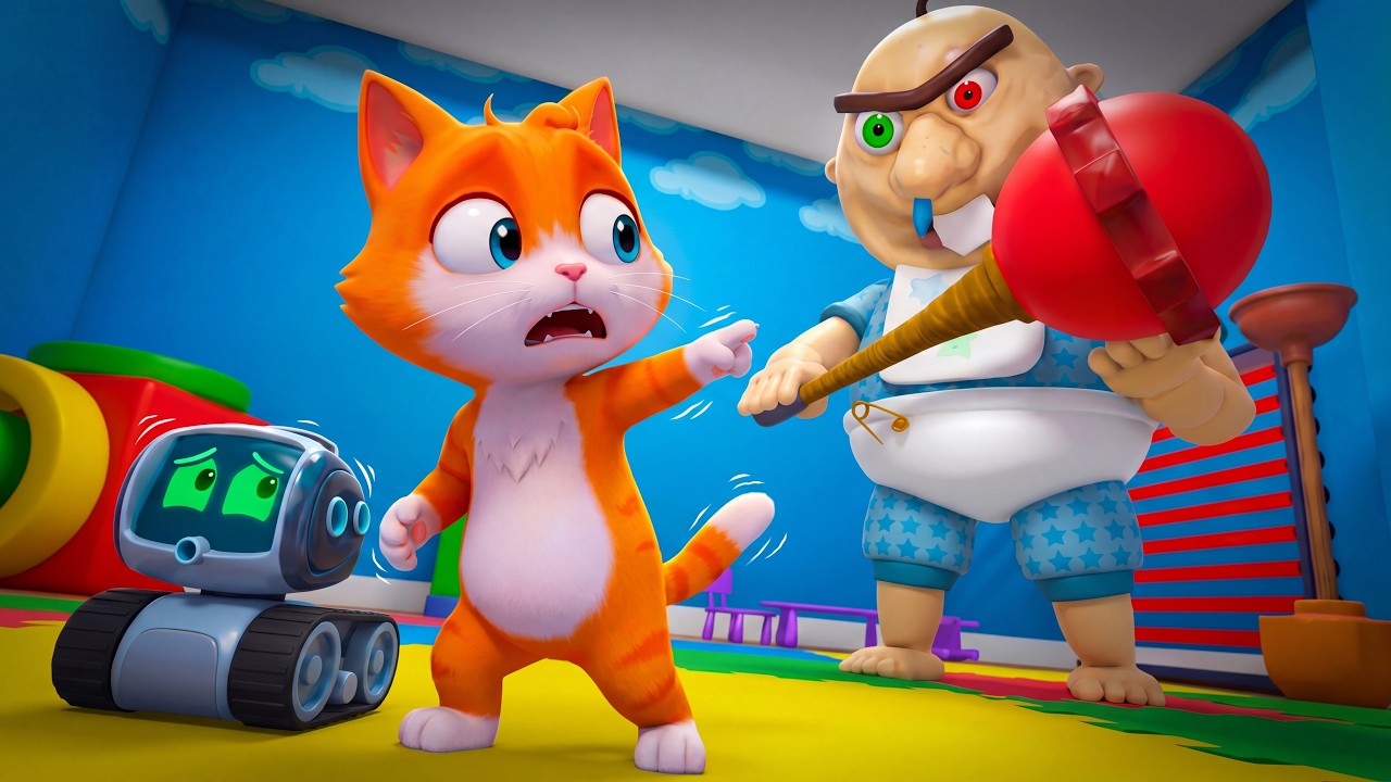 Cat Goes To EVIL DAYCARE - I Am Cat VR