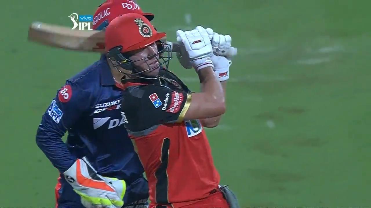 ABD's monstrous hit lands on roof