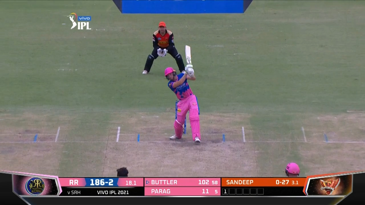 M28: RR vs SRH – Jos Buttler Six background
