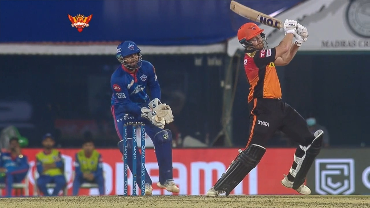 M20: SRH vs DC – Jonny Bairstow Six