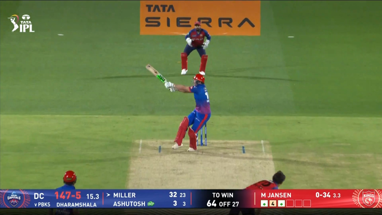 IPL 2026 M55: PBKS vs DC - David Miller Six