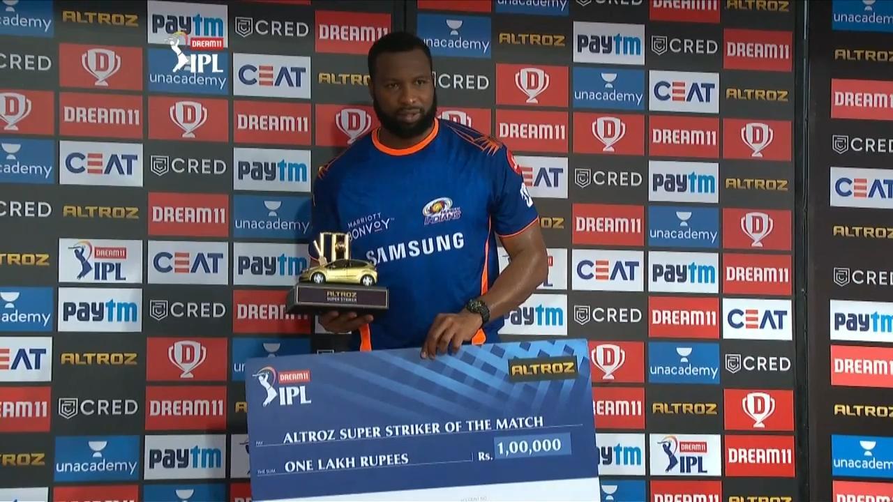 M17: MI vs SRH – Altroz Super Striker of the Match – Kieron Pollard