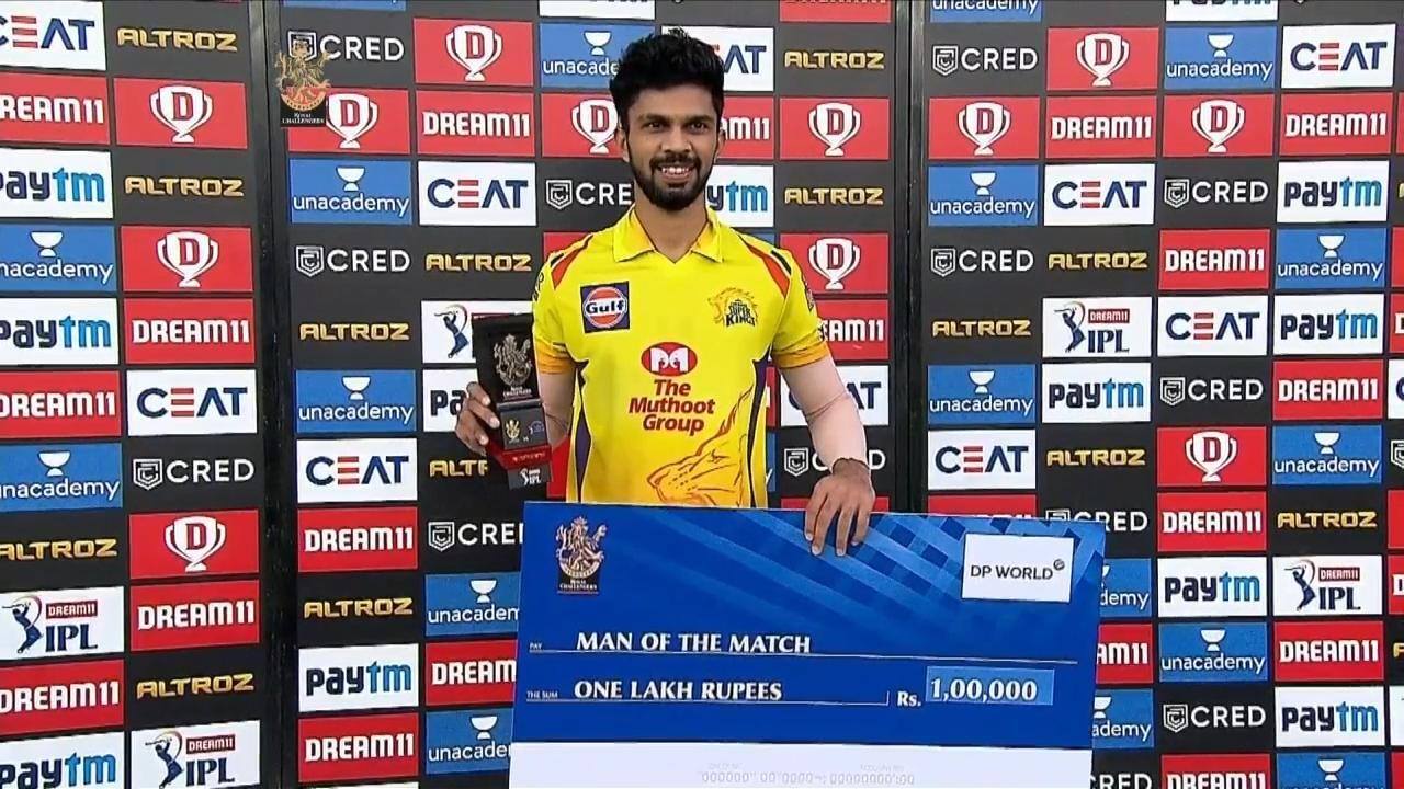M44: RCB vs CSK – Man of the Match – Ruturaj Gaikwad