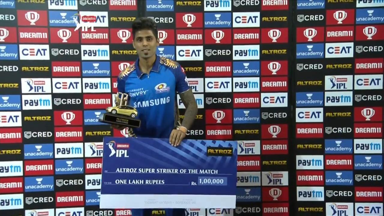M48: MI vs RCB – Altroz Super Striker of the Match – Suryakumar Yadav