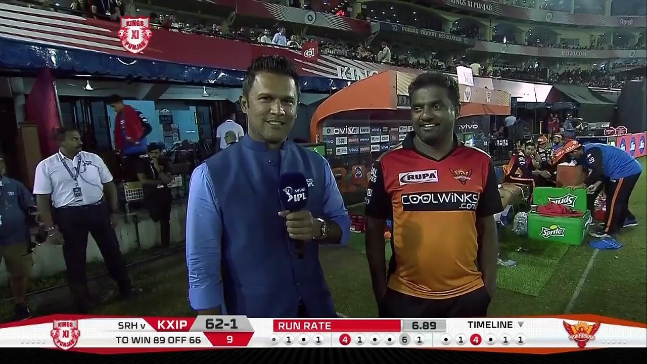 M22: KXIP vs SRH – Muttiah Muralitharan Interview