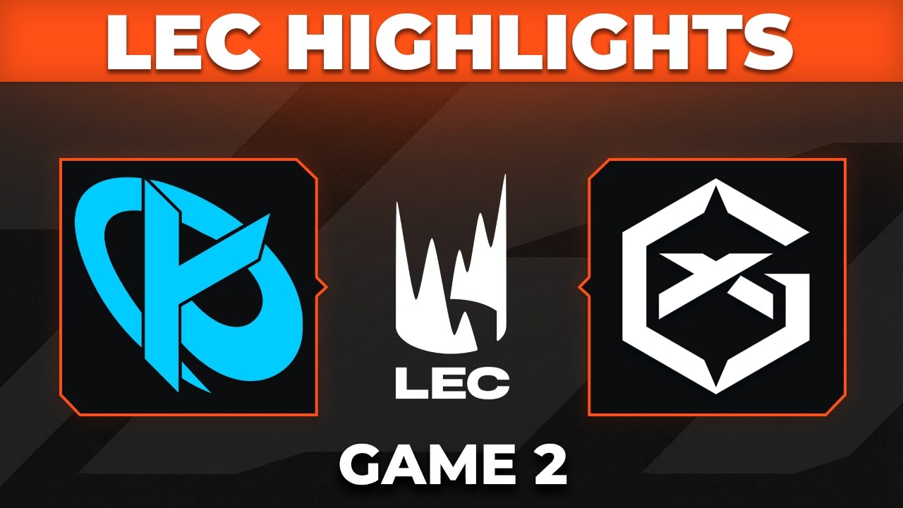 KC vs GX Game 2 Highlights | 2026 LEC Spring W7D3 | Karmine Corp vs GIANTX