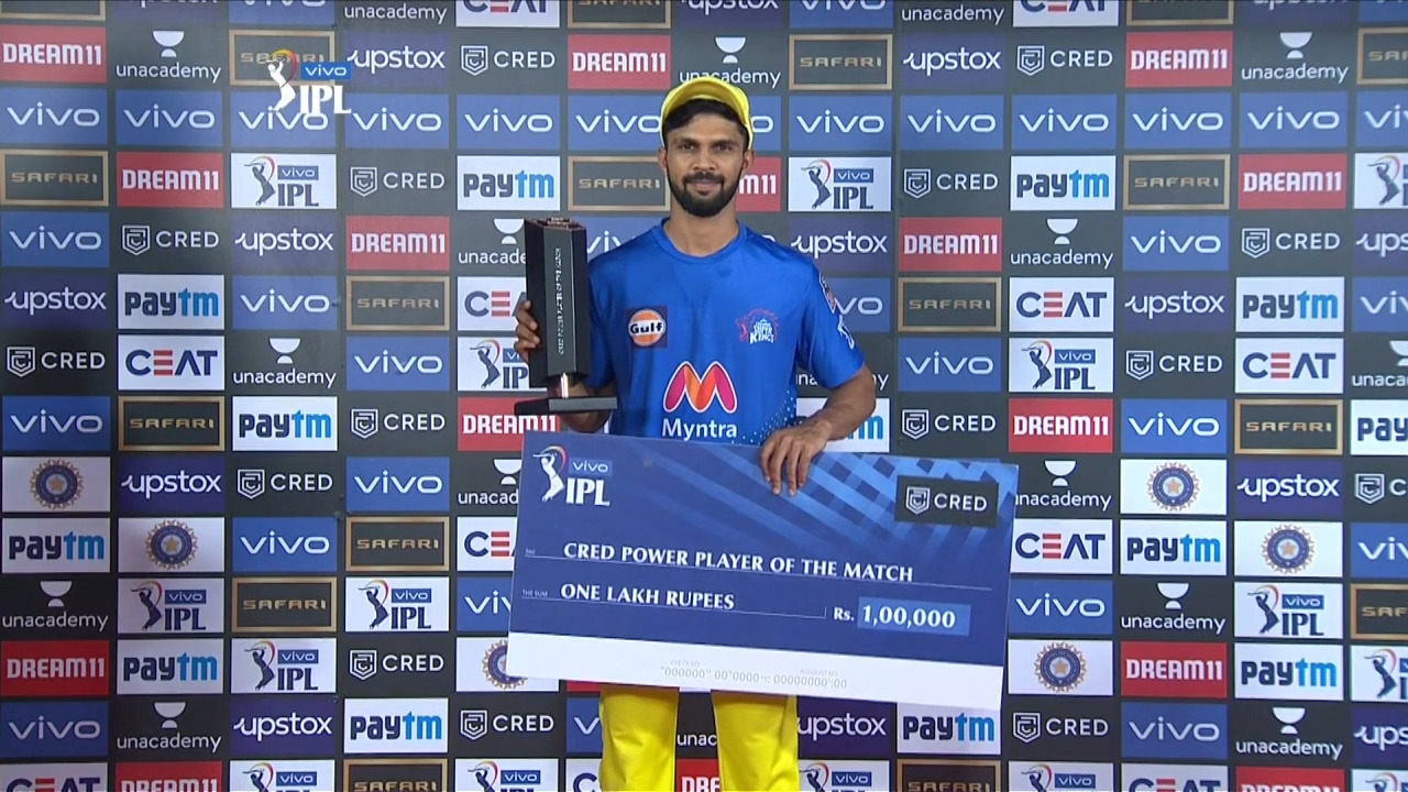 M44: SRH vs CSK – CRED Power Player of the Match – Ruturaj Gaikwad