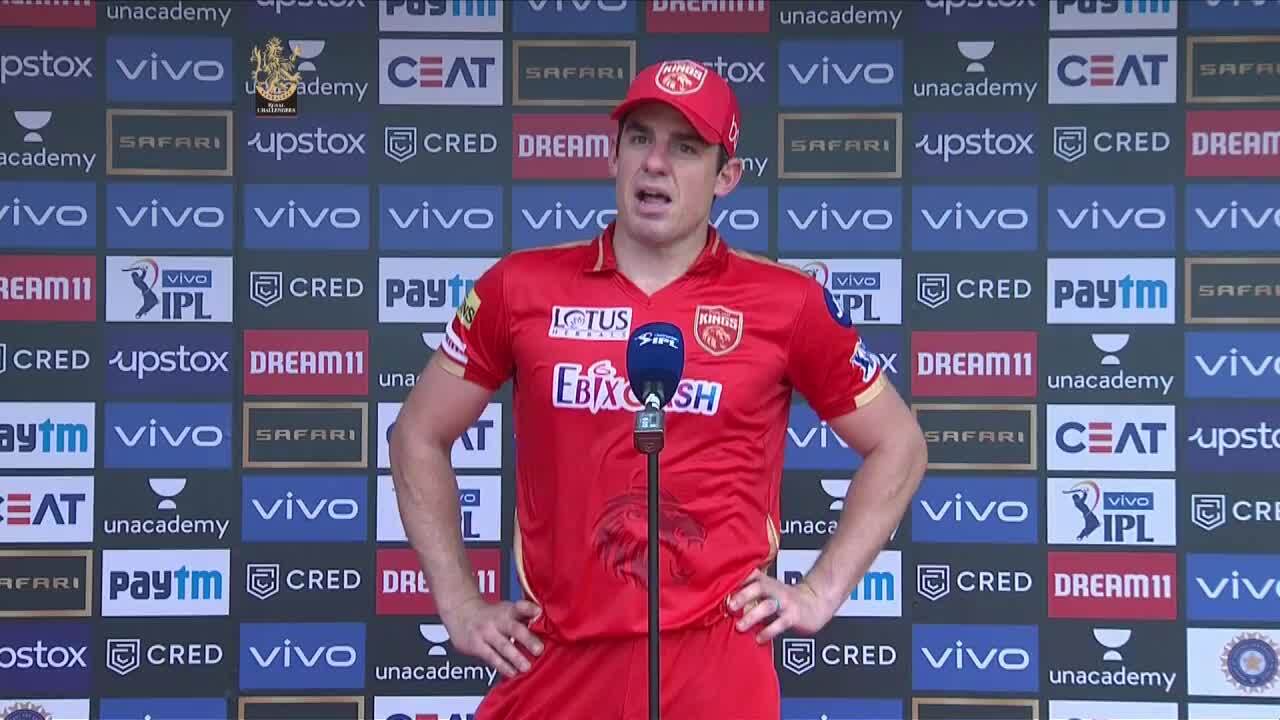 M48: RCB vs PBKS – Moises Henriques Interview background