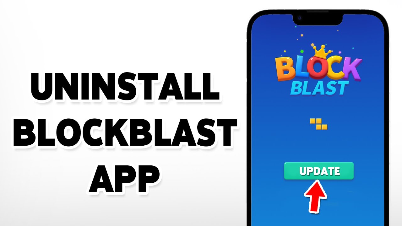 How To Uninstall Block Blast App 2025 | Delete/Remove Block Blast App From Your Device background