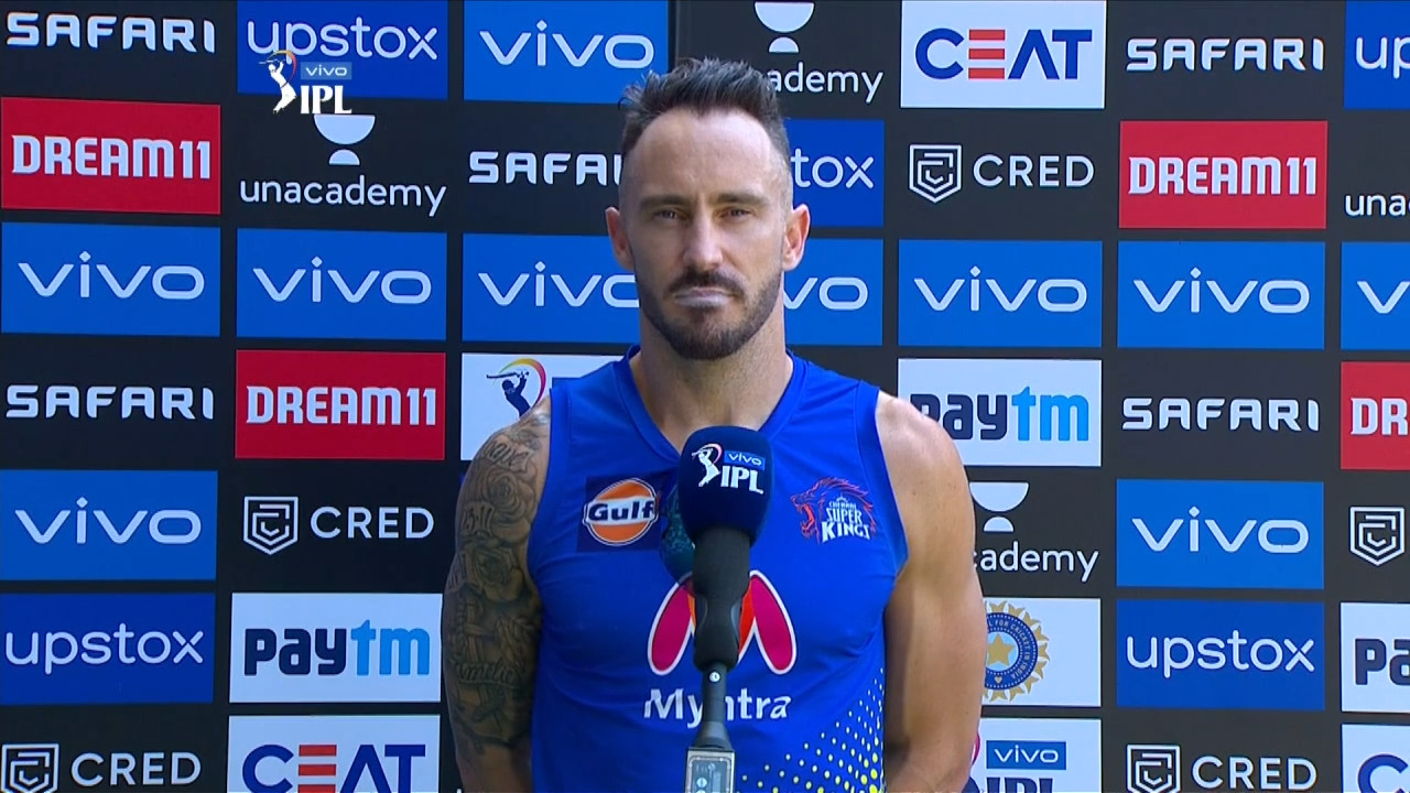 M19: CSK vs RCB – Faf du Plessis Interview