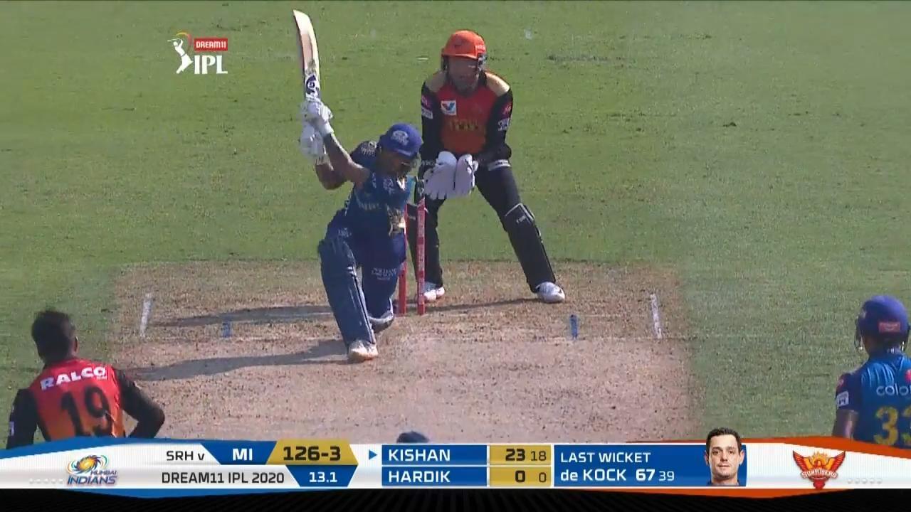 M17: MI vs SRH – Ishan Kishan Six