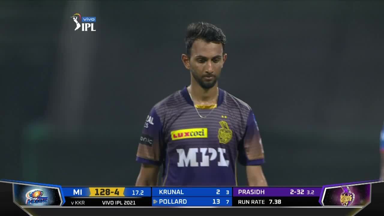 M34: MI vs KKR – Kieron Pollard Six