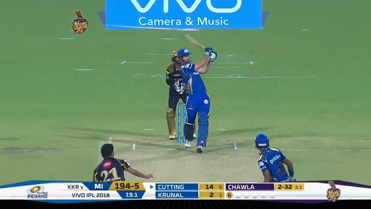 M41: KKR vs MI – Ben Cutting Six background
