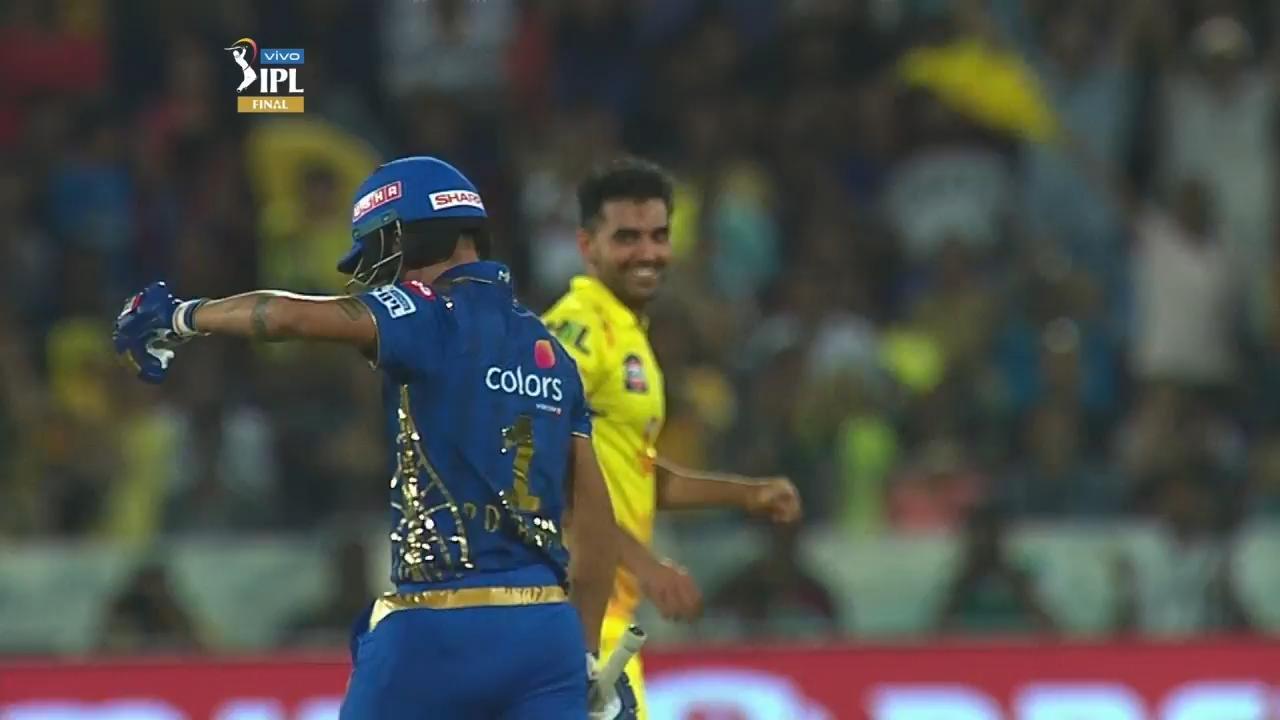 Chahar square in one wicket