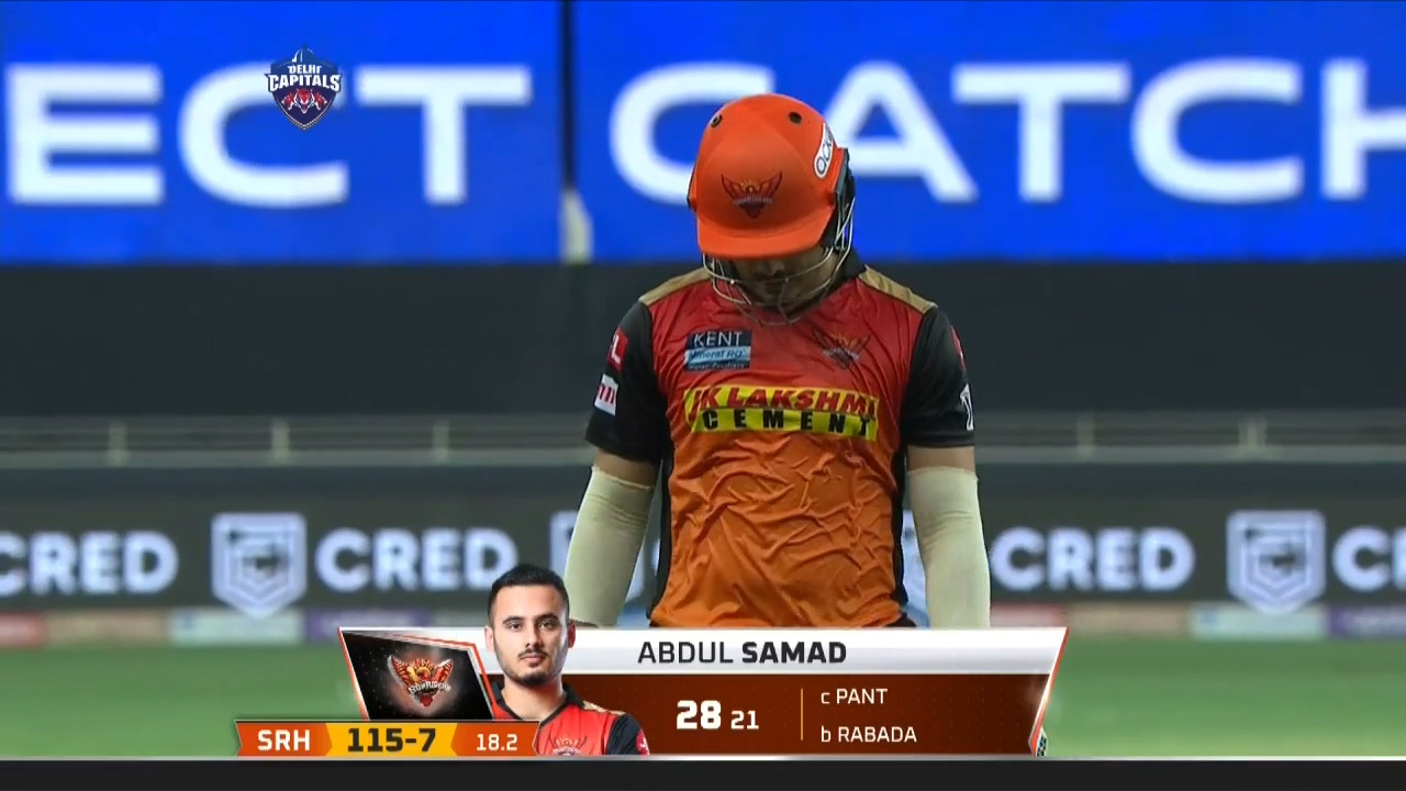 M33: DC vs SRH – Abdul Samad Wicket