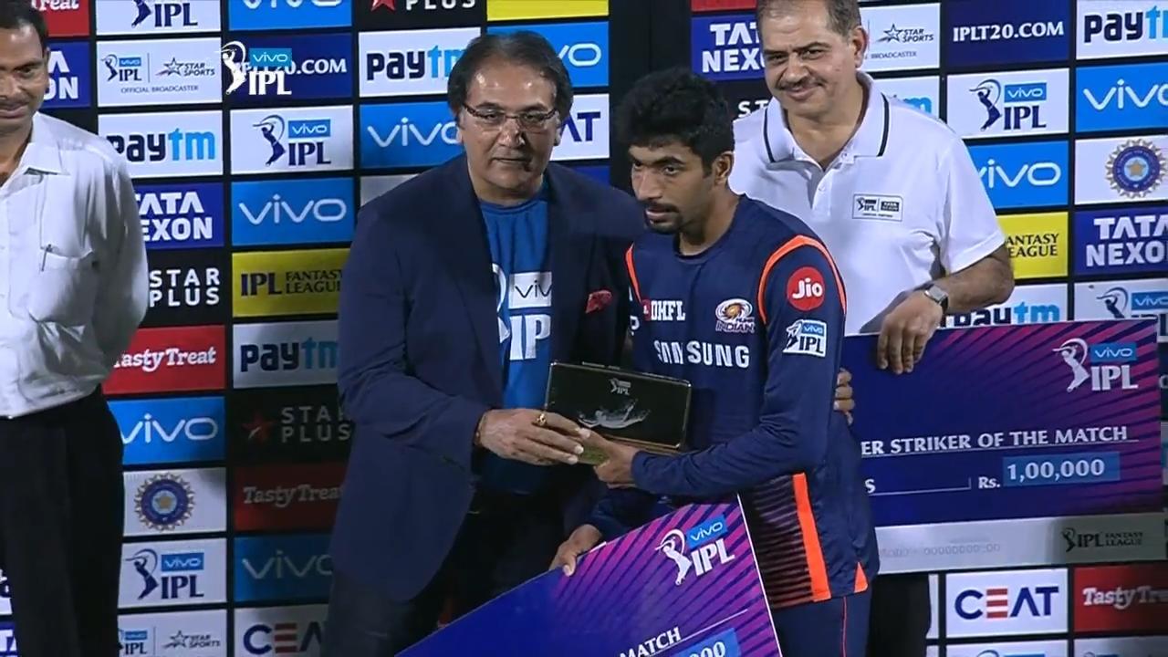 M07: SRH vs MI – VIVO perfect catch of the match – Jasprit Bumrah