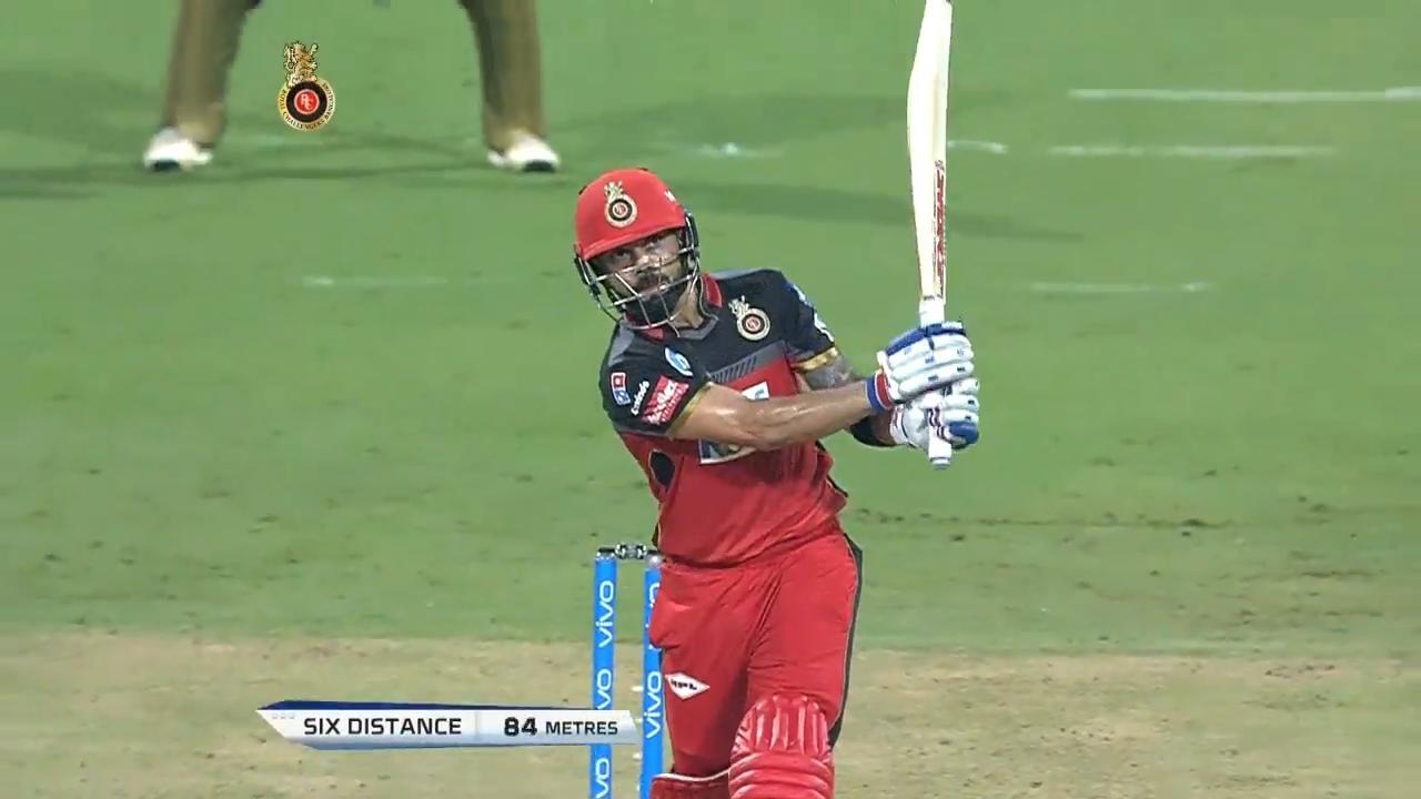 Virat's whiplash SIXES