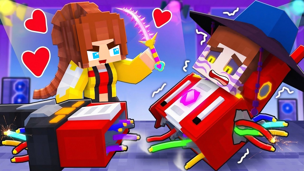JJ K-POP Demon TRANSFORMER and Crazy Rumi - Maizen Minecraft Animation